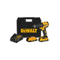 Taladro/Atornillador de 1/2 + 2 Baterías + cargador y caja plástica - DEWALT