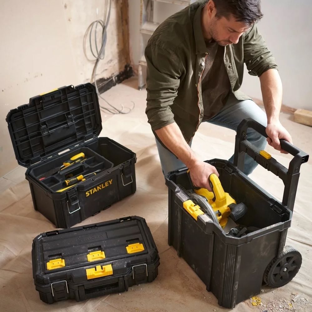 Caja para Herramientas con Ruedas 3 en 1 STANLEY STST83319-1 + Bolsa para Herramientas STANLEY STST512114LA | ¡Promoción Especial!