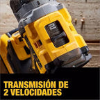 DEWALT 20V MAX XR Kit Taladro/Atornillador 1/2″ DCD800D2-B3 – BLACK FRIDAY
