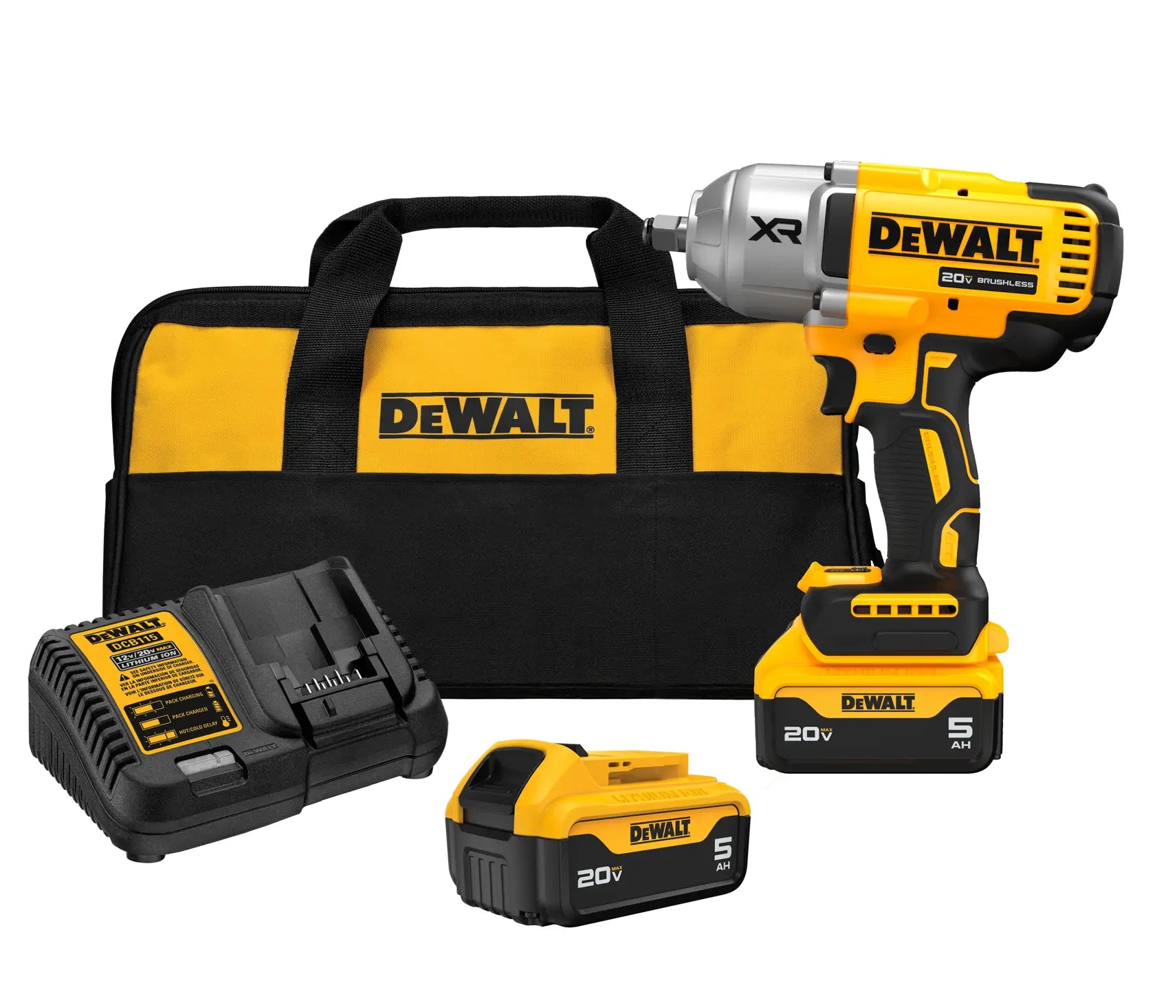 Llave de Impacto de 1/2" 20V XR BRUSHLESS Dewalt DCF900P2-B3 ¡PROMOCIÓN FERIA FERRETERA!