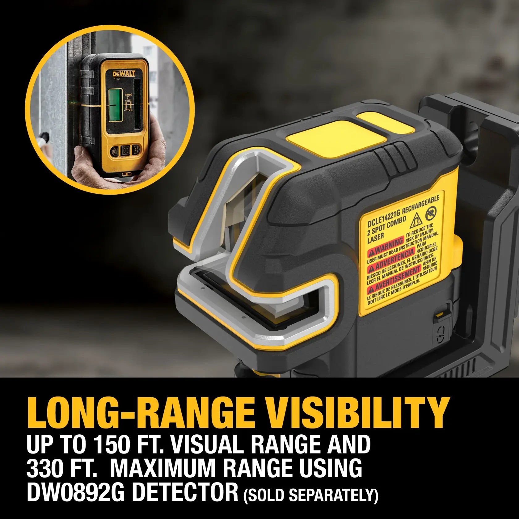 Nivel Laser Cruz + Plomada Linea Verde Bateria Interna Carga USB Dewalt DCLE14221GB ¡PROMOCIÓN FERIA FERRETERA!