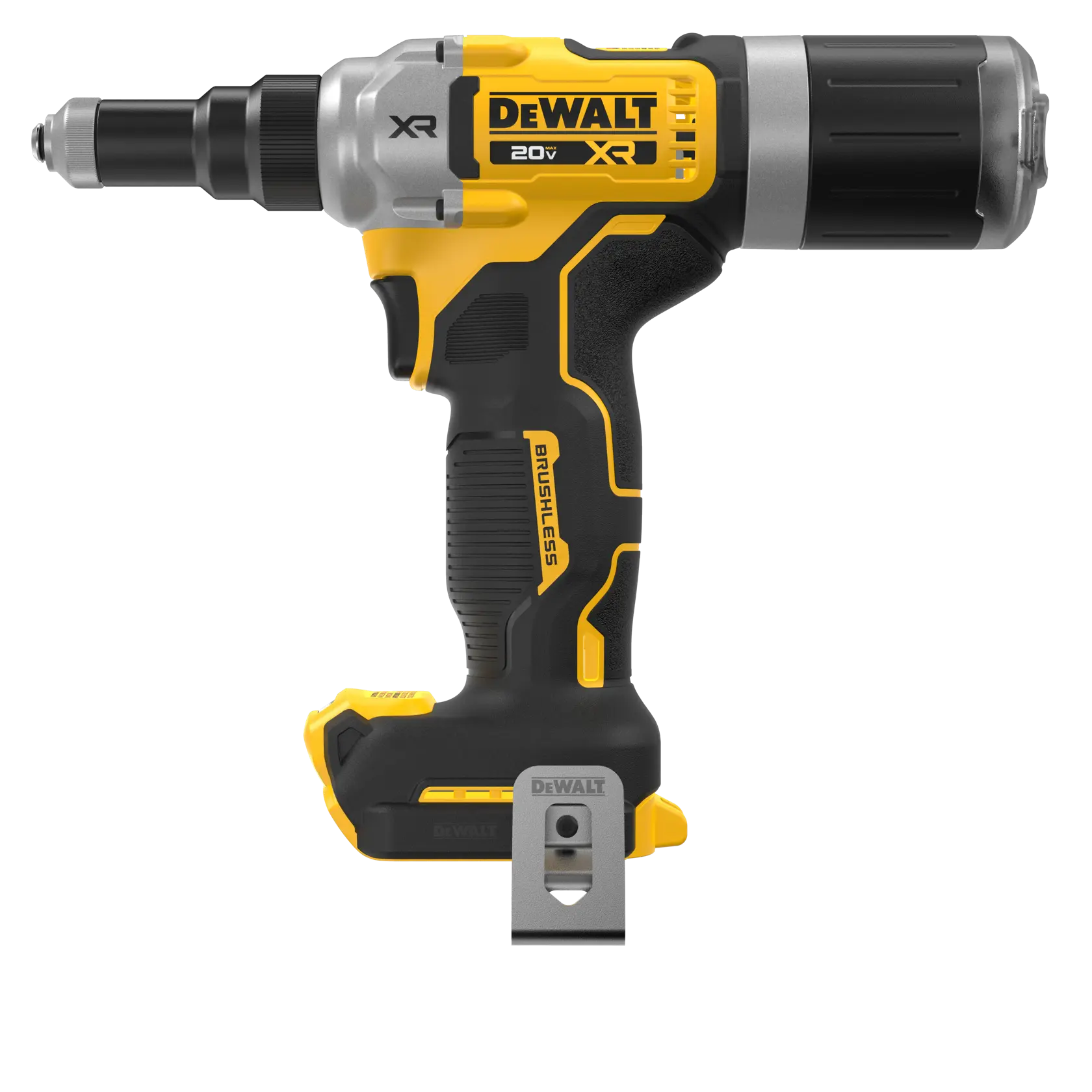 Remachadora 20V ¼” Incluye 2 Baterias de 2.0AH y Cargador Dewalt DCF414D2-B3 ¡PROMOCIÓN FERIA FERRETERA!