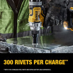 Remachadora 20V ¼” Incluye 2 Baterias de 2.0AH y Cargador Dewalt DCF414D2-B3 ¡PROMOCIÓN FERIA FERRETERA!