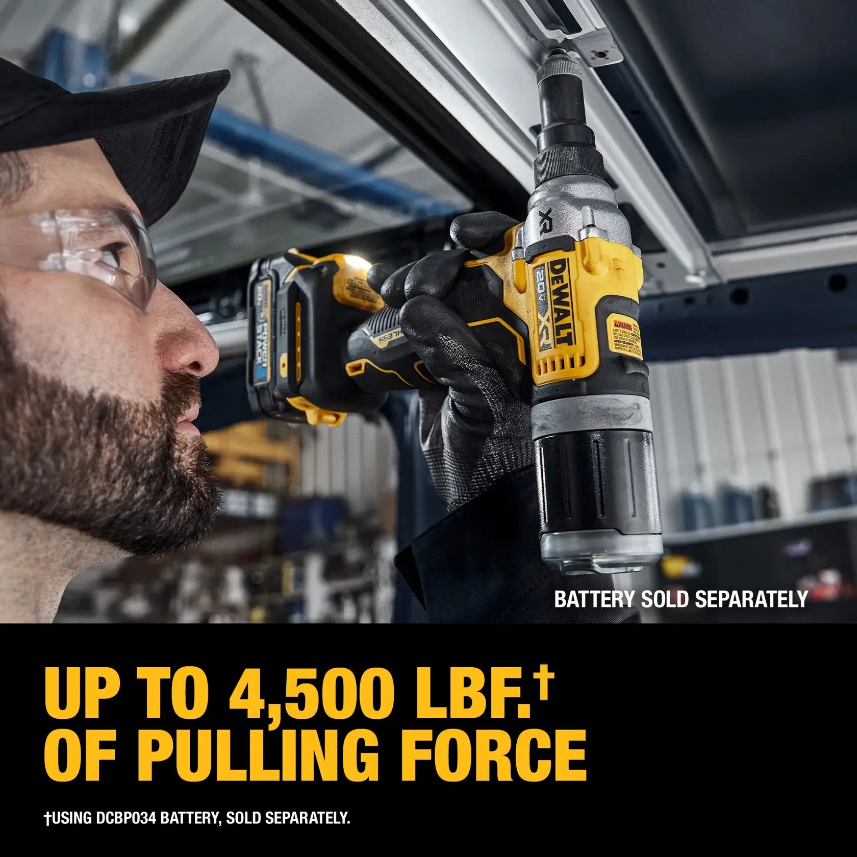 Remachadora 20V ¼” Incluye 2 Baterias de 2.0AH y Cargador Dewalt DCF414D2-B3 ¡PROMOCIÓN FERIA FERRETERA!