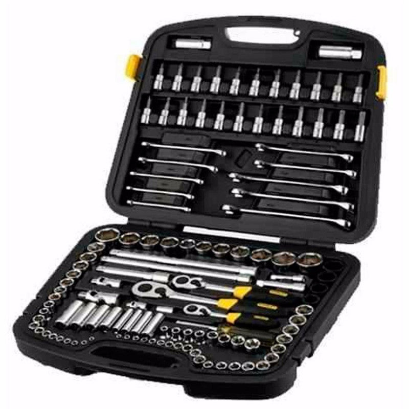 Herramientas de Copas 1/4" 3/8" 1/2" 120 Piezas Stanley 91931-ST ¡PROMOCIÓN FERIA FERRETERA!