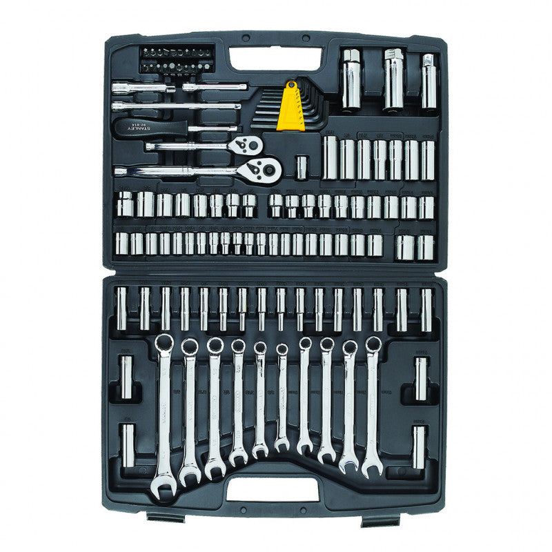 Juego de Copas ¼” y 3/8” 123 Piezas Stanley 94374-ST ¡PROMOCIÓN FERIA FERRETERA!