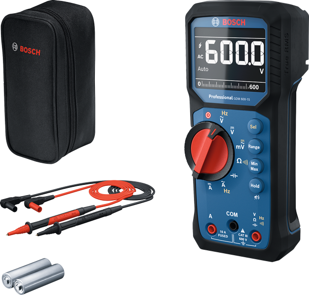 Multimetro Digital True Rms Bosch GDM600-15 ¡PROMOCIÓN FERIA FERRETERA!
