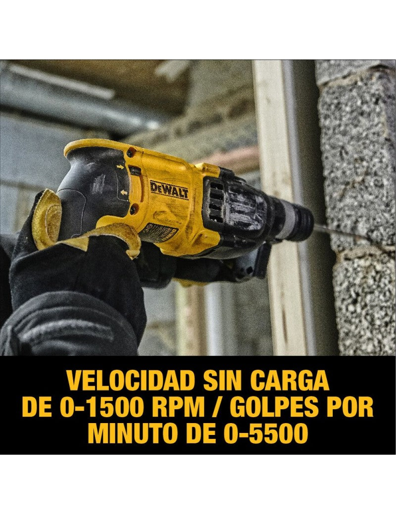 Combo Rotomartillo SDS Plus 2.9J + Pulidora 4-1/2" 750W DEWALT + Set de 14 Puntas DWPVTC14 | ¡Promoción Especial!