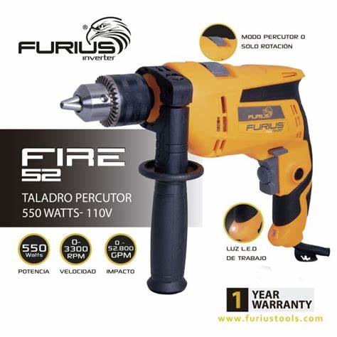 Soldador Inversor Multiproceso Furius FW125 + Taladro Percutor Furius FD52 | ¡Promoción Especial!