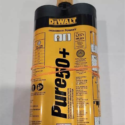 Adhesivo Epóxico DEWALT PURE50+ 610 ml | ¡Promoción Especial! - 0