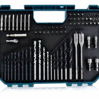 Taladro Percutor ½" 860W Makita HP1630 + Set de 75 Piezas Makita E-06943 | ¡Promoción Especial! - 0