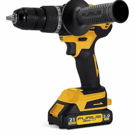 Taladro Percutor Inalámbrico ½” 21V FURIUS FID21B + Taladro Percutor FD52 | ¡Promoción Especial!