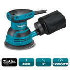 Lijadora Roto Orbital 5" 240W Makita M9204B | ¡Promoción Especial!