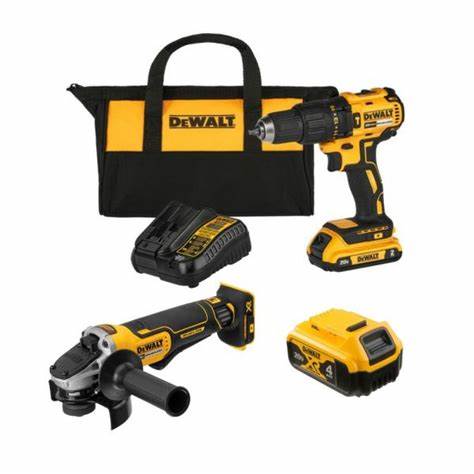 Combo Taladro Percutor 20V + Pulidora Inalámbrica 4-1/2" DEWALT DCD7781D1-B3A + Batería 4.0Ah DCB204 + Set de 14 Puntas DWPVTC14 | ¡Promoción Especial! - 0
